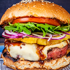 Parrilla de hamburguesas